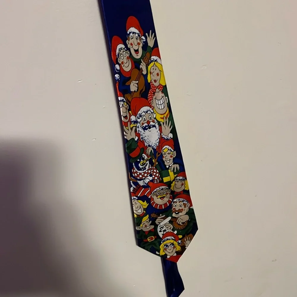 Christmas Men's Tie 100% Christmas office party
